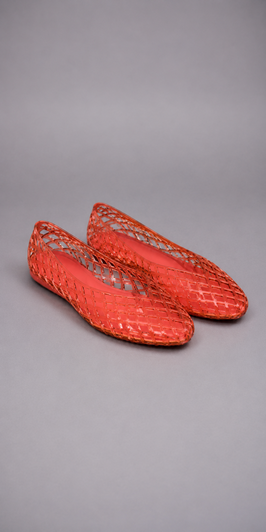 Sandalias transparentes de gel para verano, vista frontal - Clara Vellier
