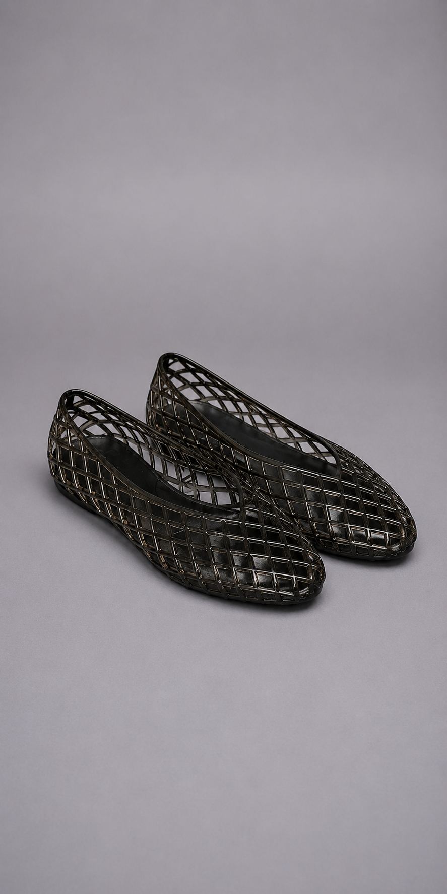 Sandalias transparentes de gel para verano, vista trasera - Clara Vellier