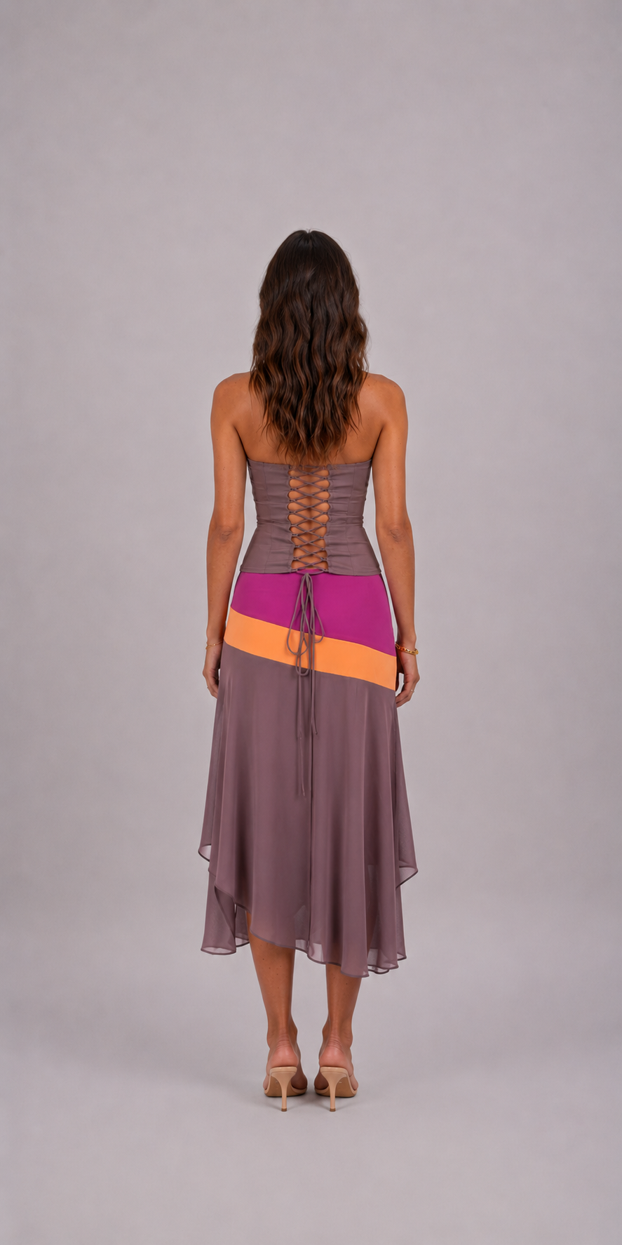 Conjunto de Verano con Bloques de Color para Vacaciones