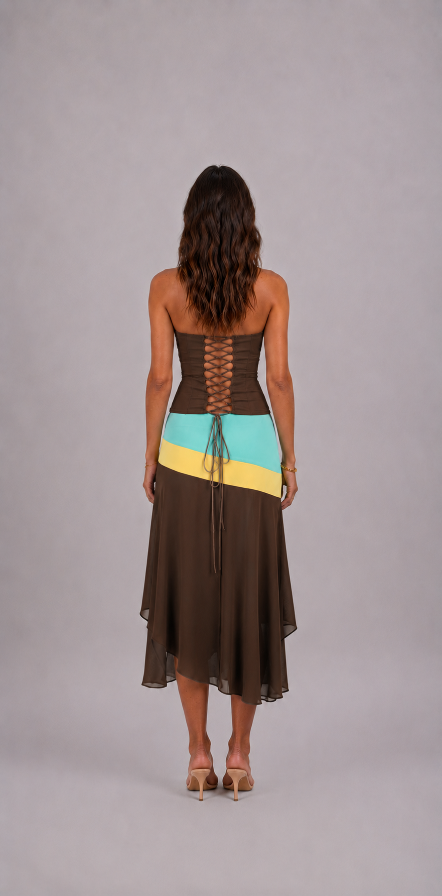 Conjunto de Verano con Bloques de Color para Vacaciones