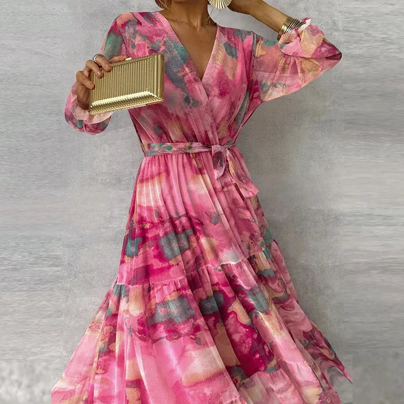 Sophie | Vestido elegante con estampado floral