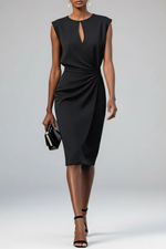 Éloise | Vestido midi drapeado