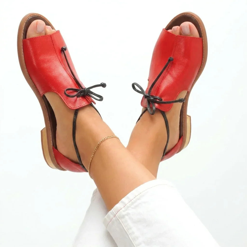 Sandalias Juliette con cordones
